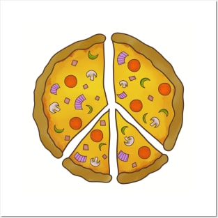 Peace-za Posters and Art